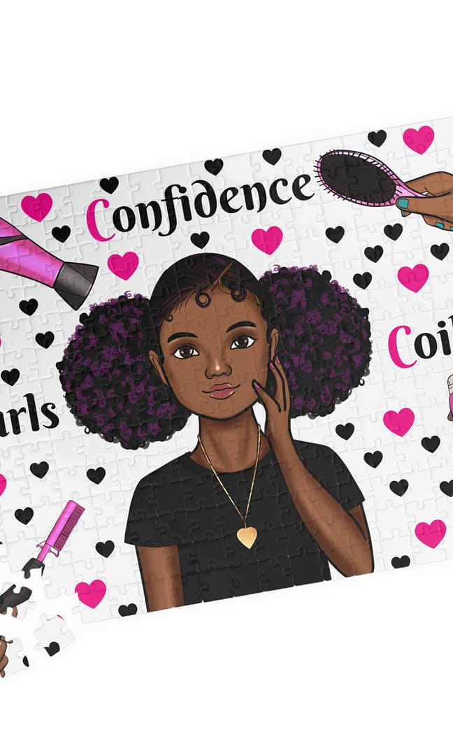Confidence Curls and Coils Black Girl Puzzle