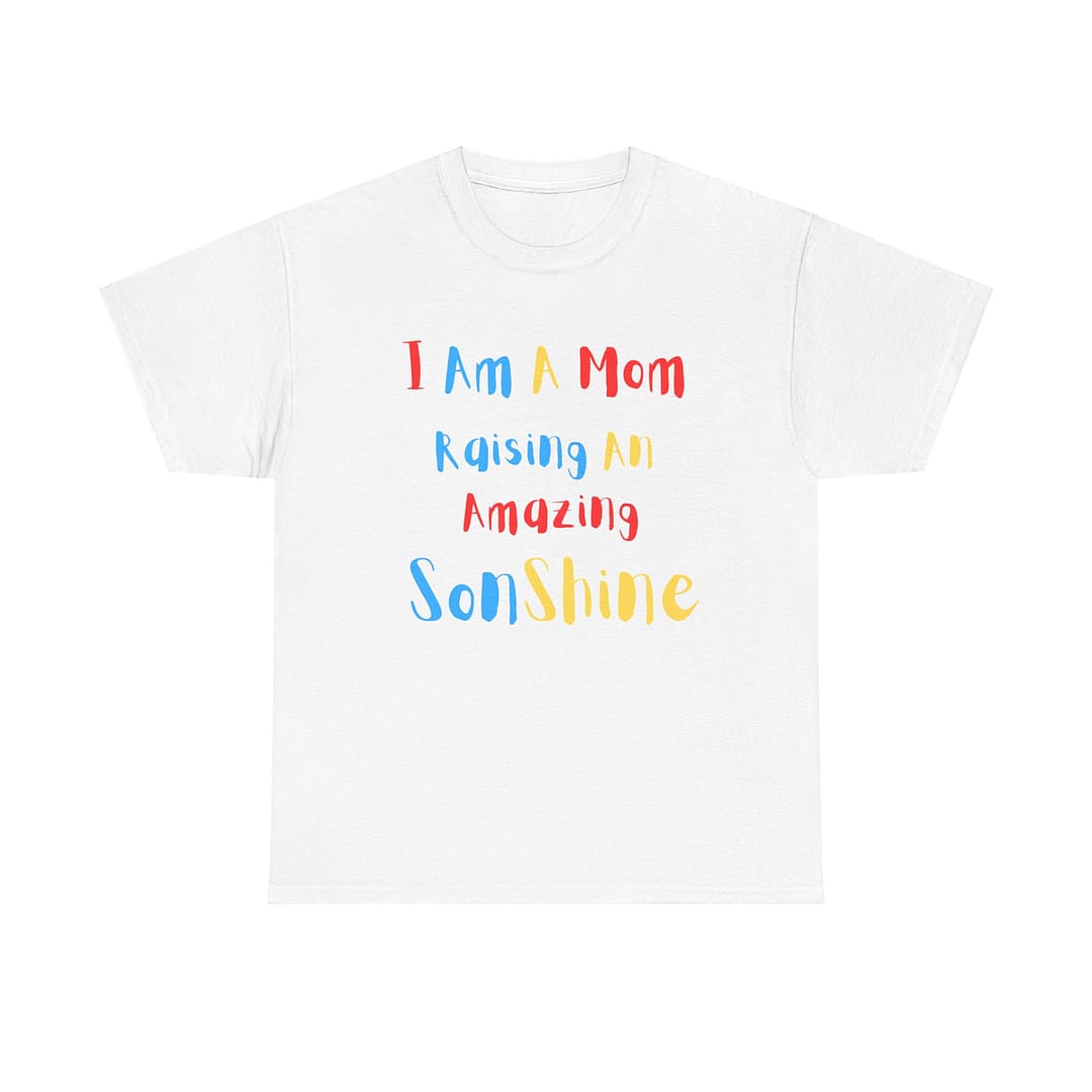 I Am A Mom To An Amazing Son Shine Tshirt - Image 3