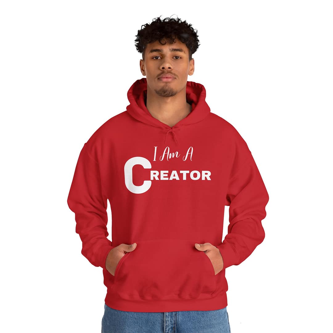 Unisex I Am A Creator Heavy Blend™ Hooded Sweatshirt - Image 2