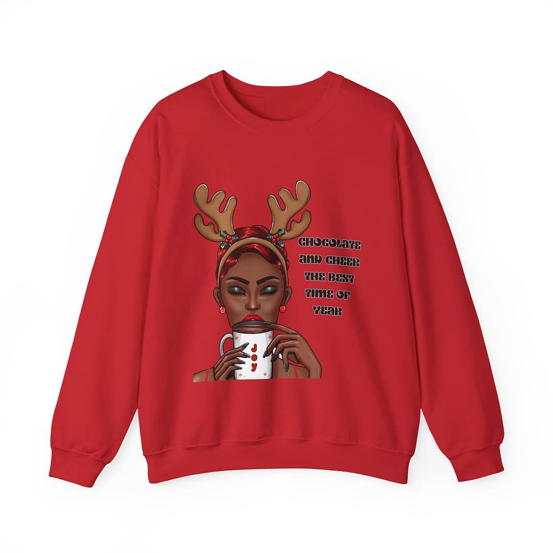 Chocolate and Cheer™ Holiday Sweatshirt (Adult)