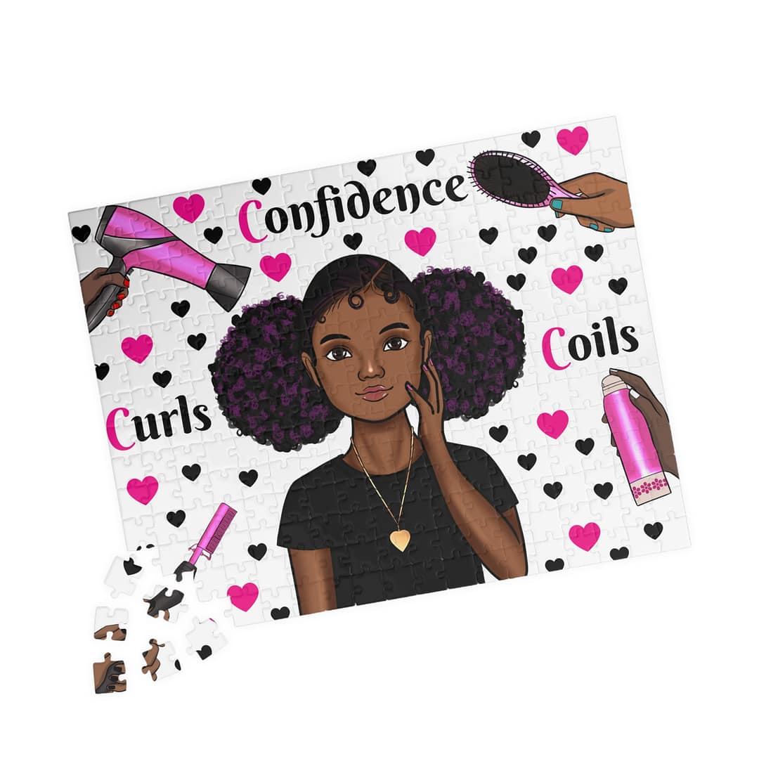 Confidence Curls and Coils Black Girl Puzzle