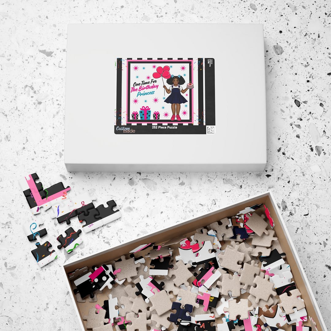 Birthday Princess Jigsaw Puzzle — 'One Time For The Birthday Princess' (252–520 pc) - Image 3