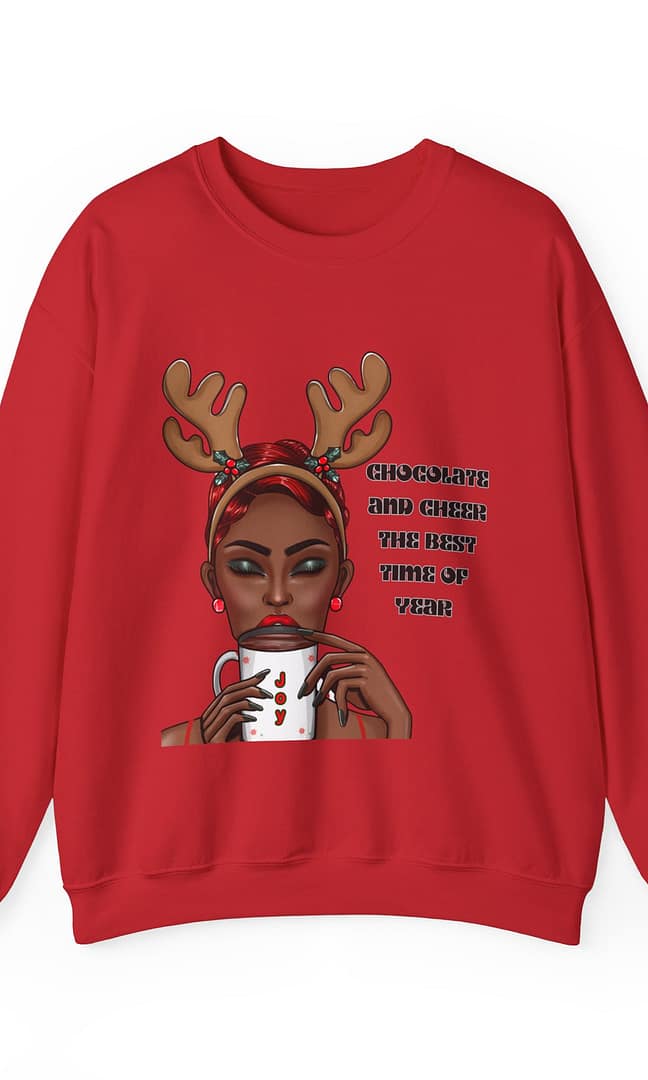 Chocolate and Cheer™ Holiday Sweatshirt (Adult)