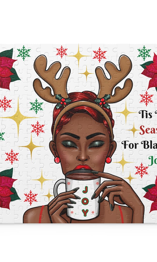 Holiday Puzzle for Black Girl Joy | 120-500 Piece Celebratory Jigsaw