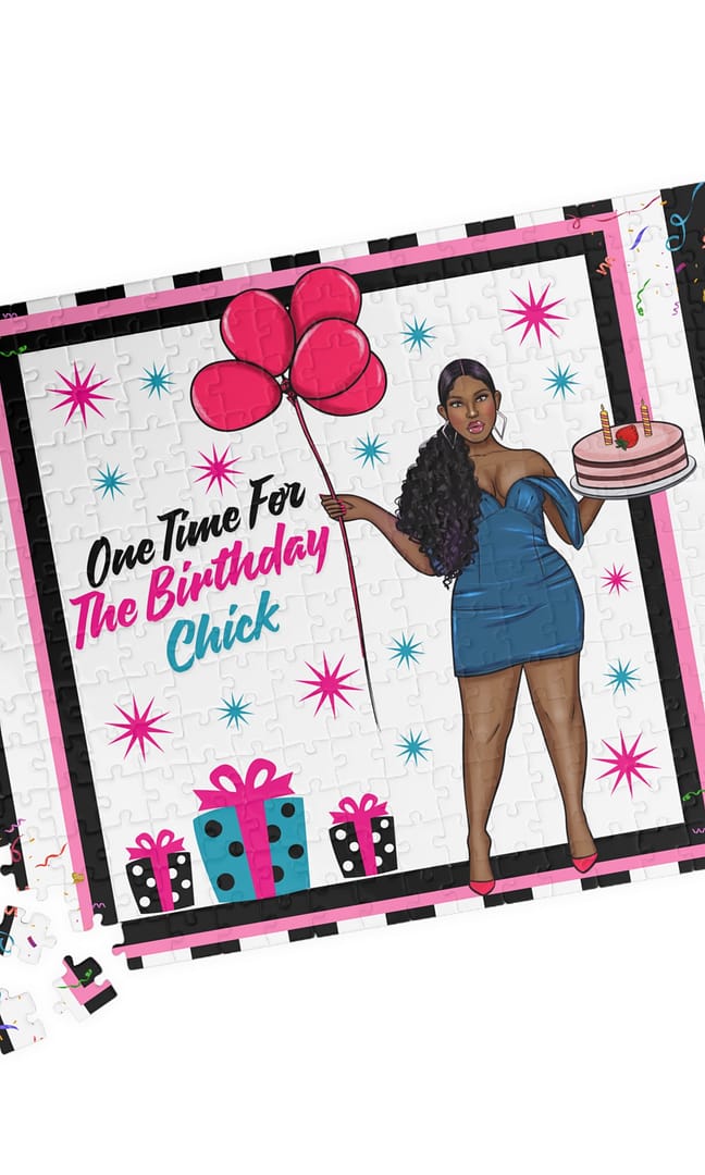 One Time For The Birthday Chick Puzzle