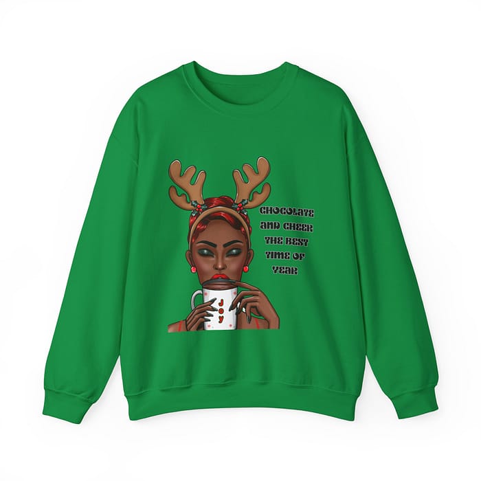 Chocolate and Cheer™ Holiday Sweatshirt (Adult) - Image 3