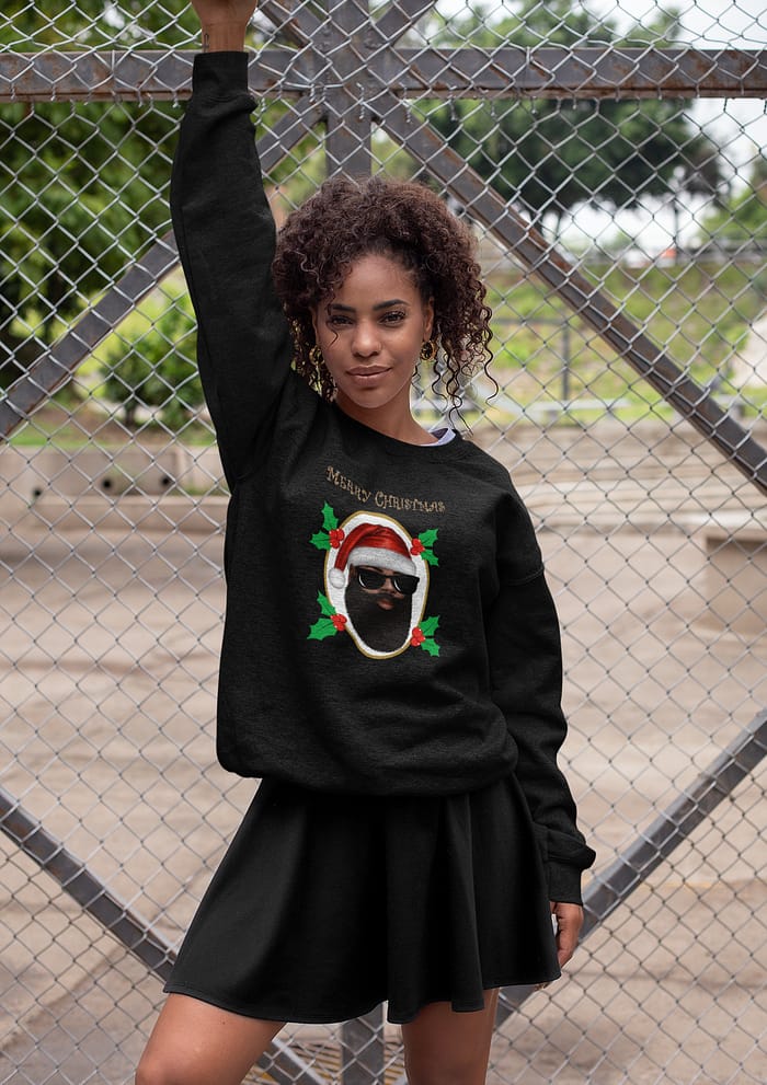 Unisex Santa from Atlanta ™️ Holiday Adult Sweatshirt - Image 2