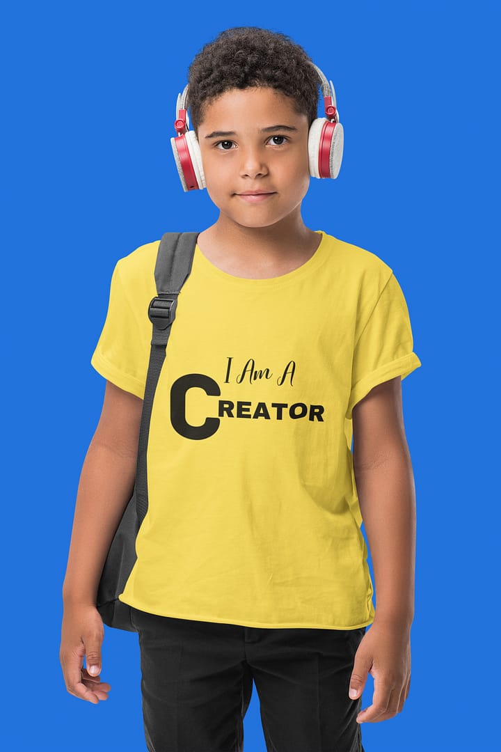I Am A Creator Kids ™ T-shirt - Image 2