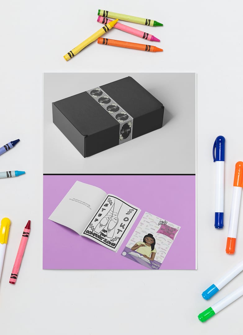 Kids Color Your Dreams Into Reality Coloring Book Color and Sip Kit