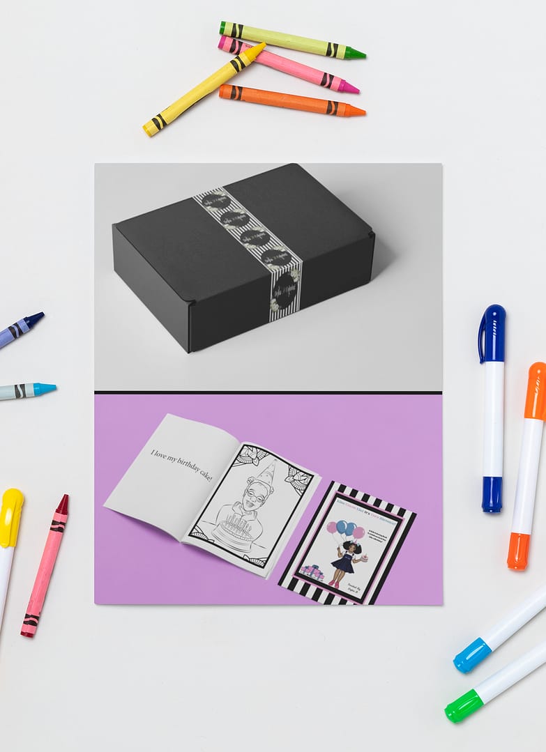 Kids Color Like It's Your Birthday Color and sip kit