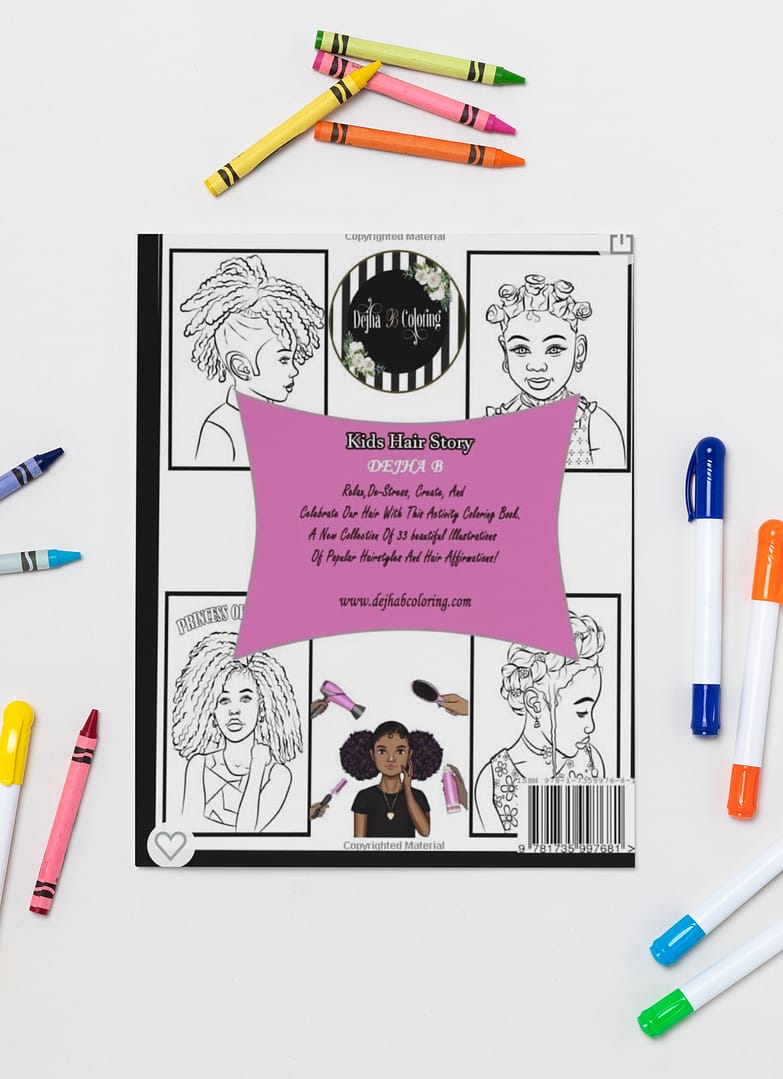 New Kids Hair Story  Coloring Book - Image 2