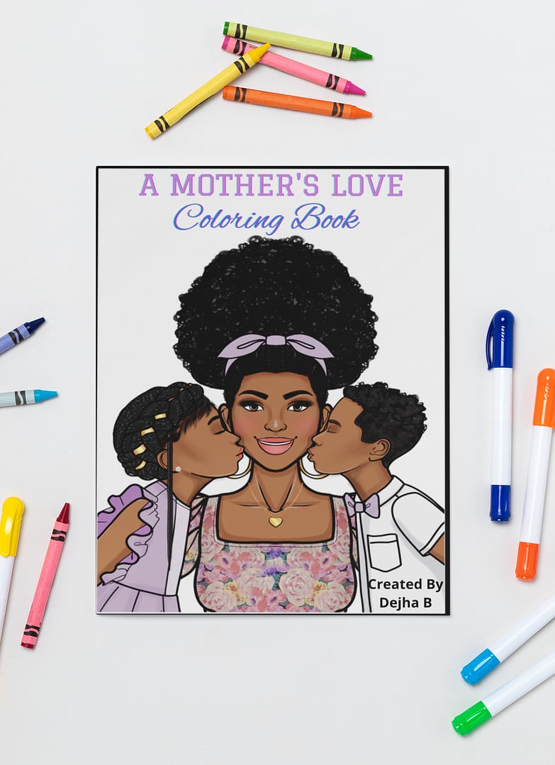 New Adult Coloring Book A Mother's Love