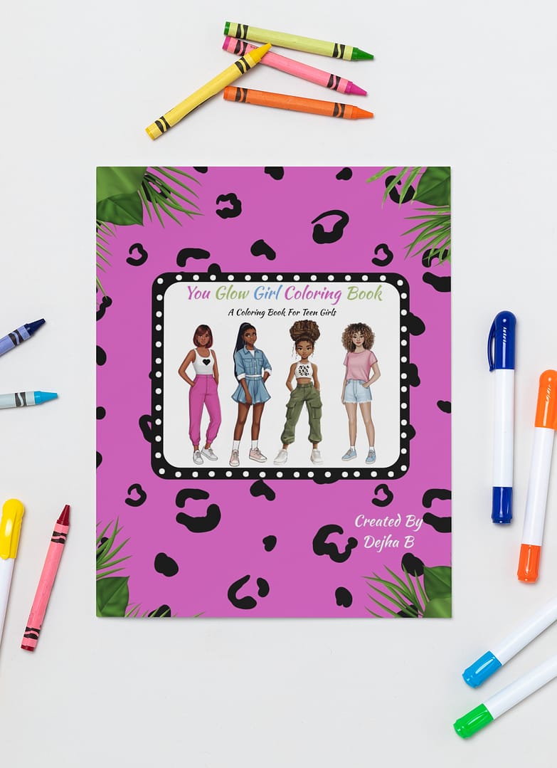 You Glow Girl Coloring Book for Teen Girls
