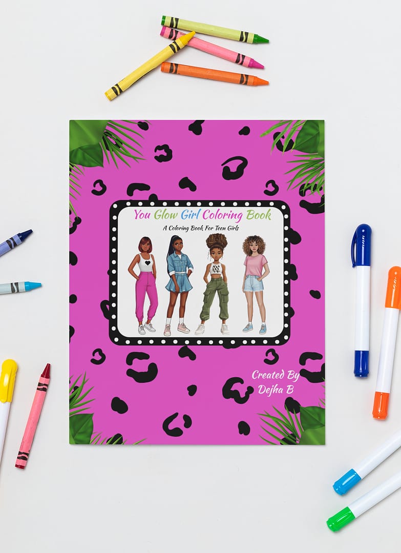 You Glow Girl Coloring Book a Coloring Book for Teen Girls