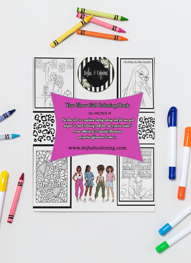 You Glow Girl Coloring Book ( A New Coloring Book For Teen Girls) - Image 2