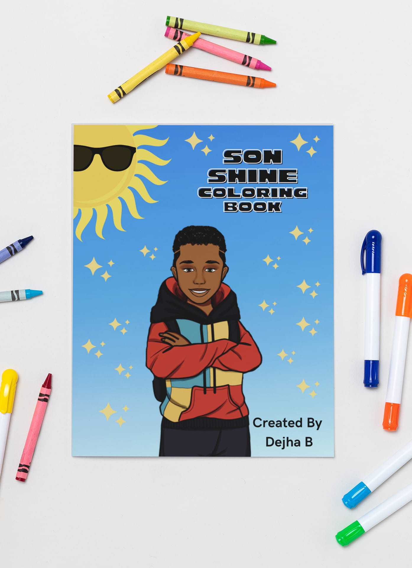 New SonShine Coloring Book for Boys - Dejha B Coloring
