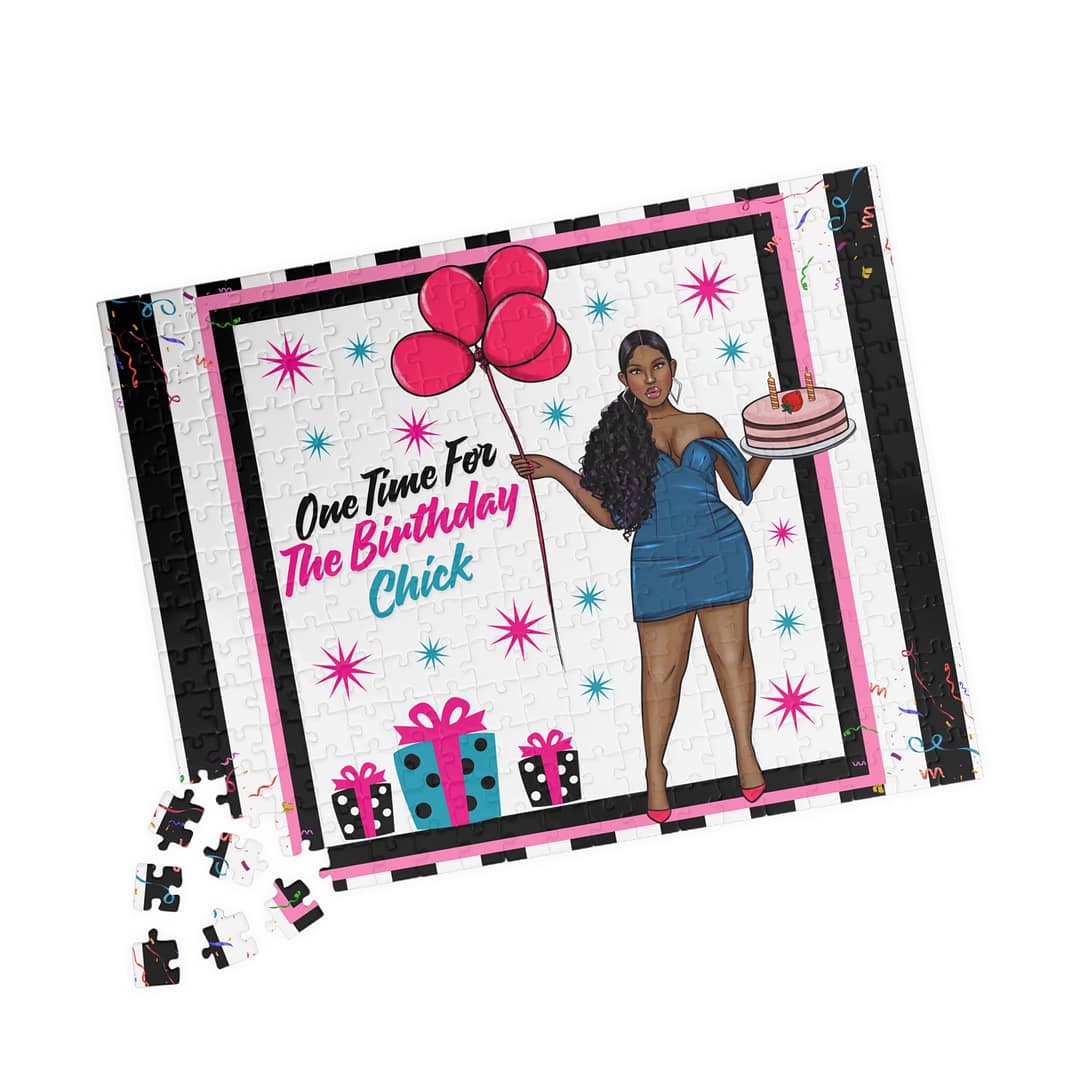 One Time For The Birthday Chick Puzzle